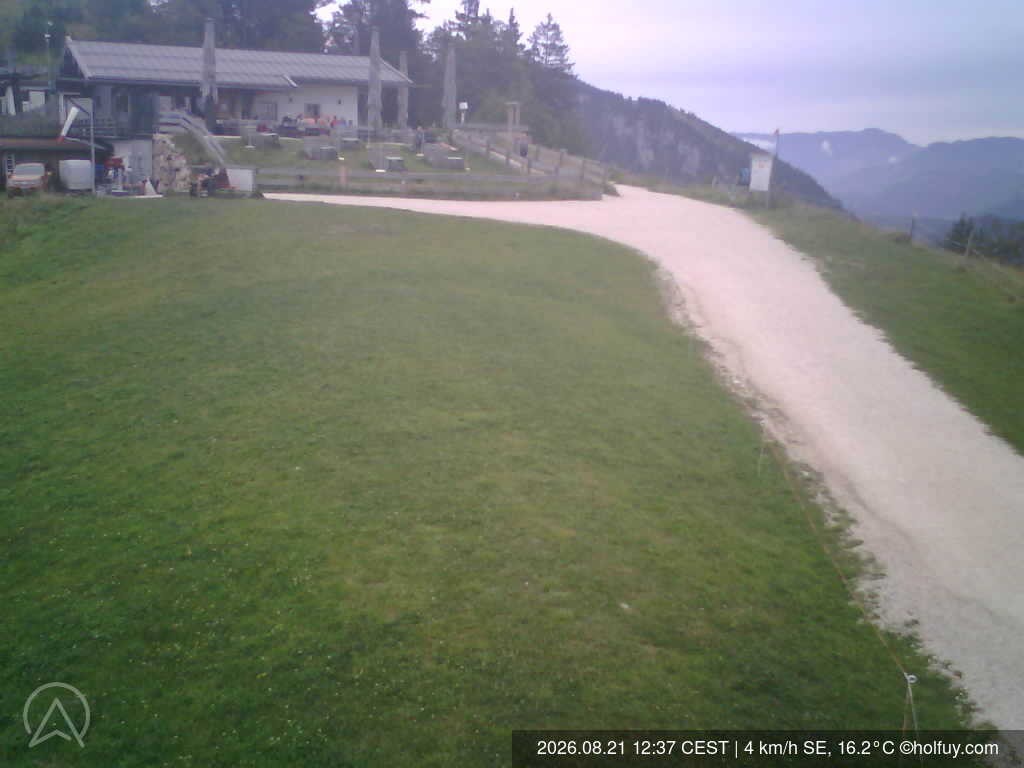 Archiv Foto Webcam Rauschberg in Ruhpolding - Startplatz Drachenflieger