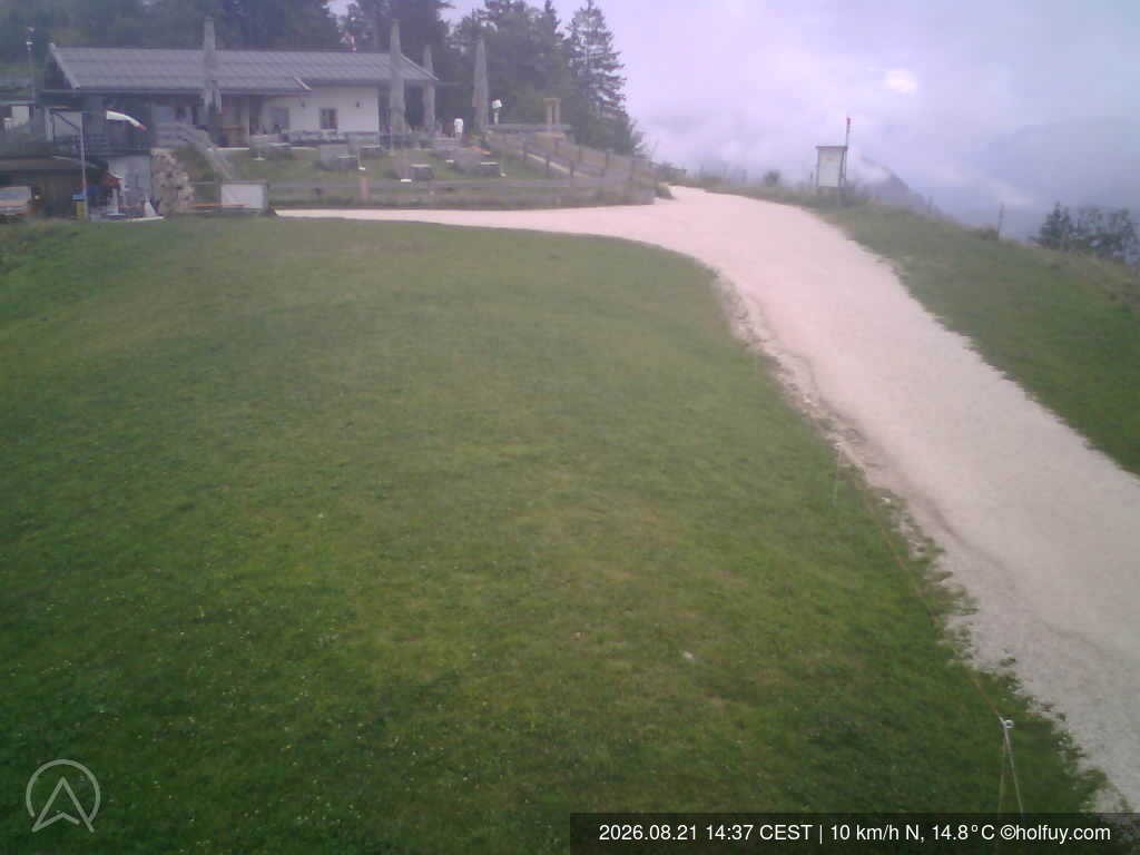 Archiv Foto Webcam Rauschberg in Ruhpolding - Startplatz Drachenflieger