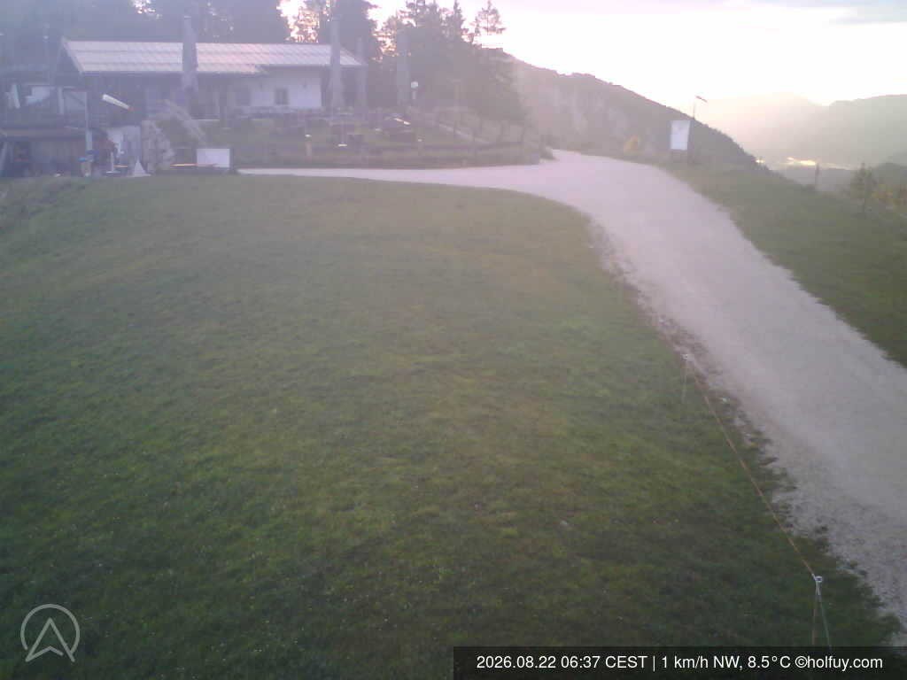 Archiv Foto Webcam Rauschberg in Ruhpolding - Startplatz Drachenflieger