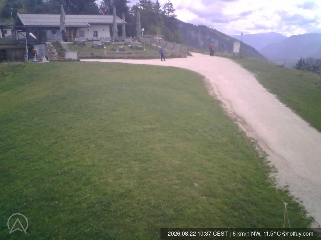 Archiv Foto Webcam Rauschberg in Ruhpolding - Startplatz Drachenflieger