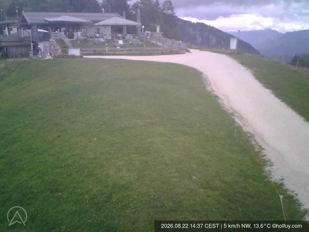 Archiv Foto Webcam Rauschberg in Ruhpolding - Startplatz Drachenflieger