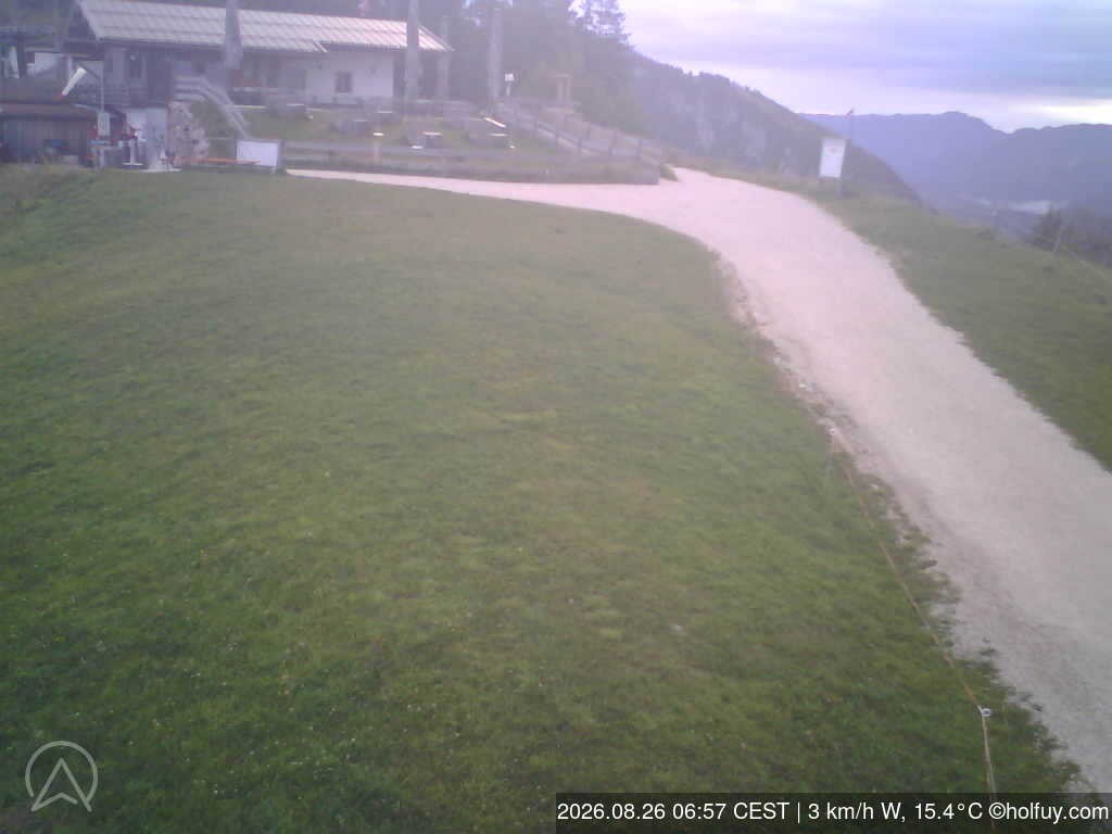 Archiv Foto Webcam Rauschberg in Ruhpolding - Startplatz Drachenflieger