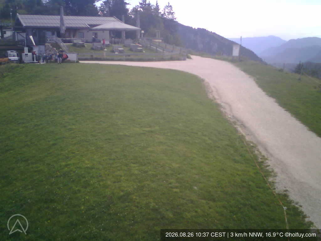 Archiv Foto Webcam Rauschberg in Ruhpolding - Startplatz Drachenflieger