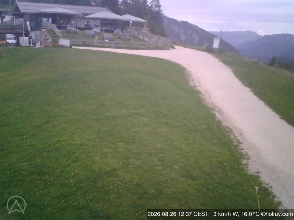 Archiv Foto Webcam Rauschberg in Ruhpolding - Startplatz Drachenflieger