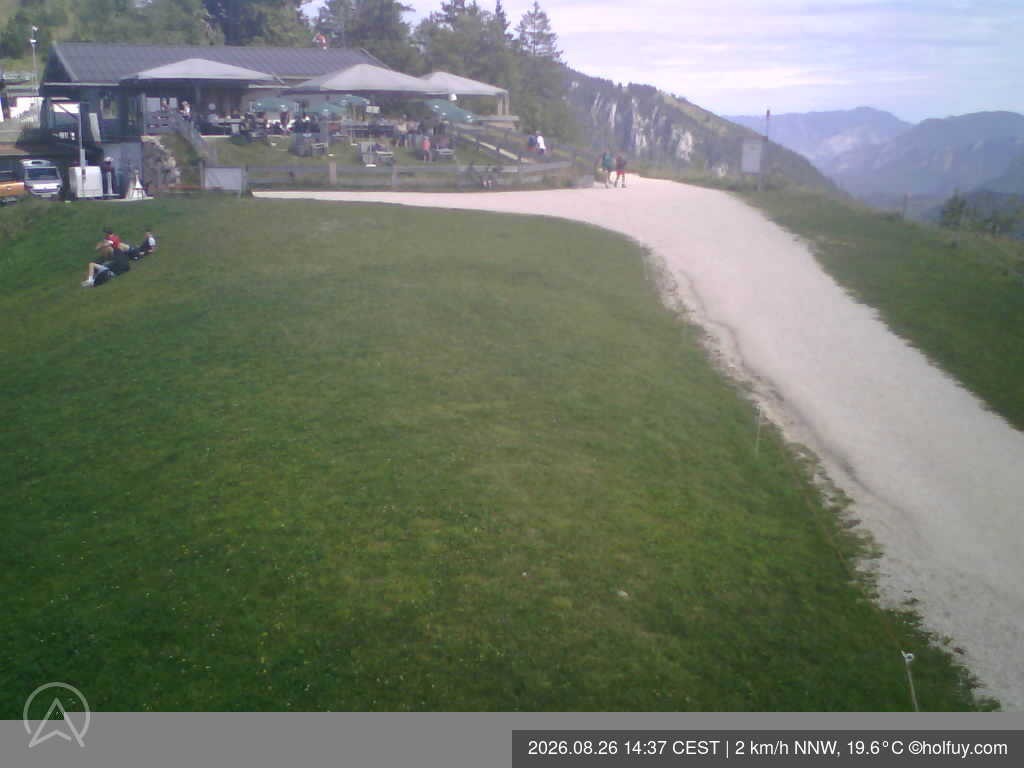 Archiv Foto Webcam Rauschberg in Ruhpolding - Startplatz Drachenflieger