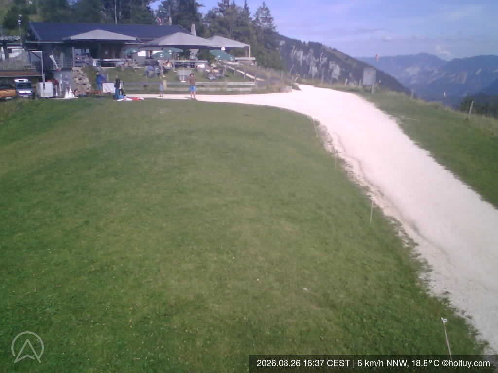 Archiv Foto Webcam Rauschberg in Ruhpolding - Startplatz Drachenflieger