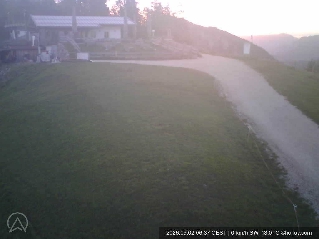 Archiv Foto Webcam Rauschberg in Ruhpolding - Startplatz Drachenflieger