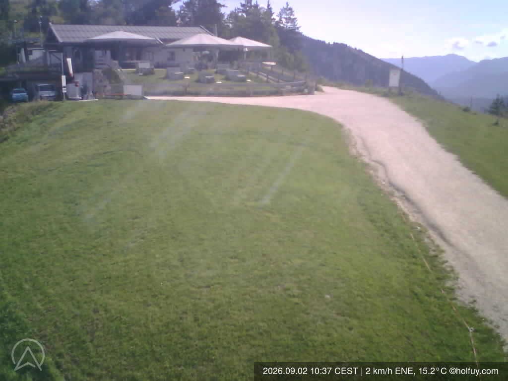 Archiv Foto Webcam Rauschberg in Ruhpolding - Startplatz Drachenflieger