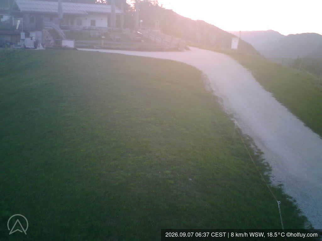 Archiv Foto Webcam Rauschberg in Ruhpolding - Startplatz Drachenflieger