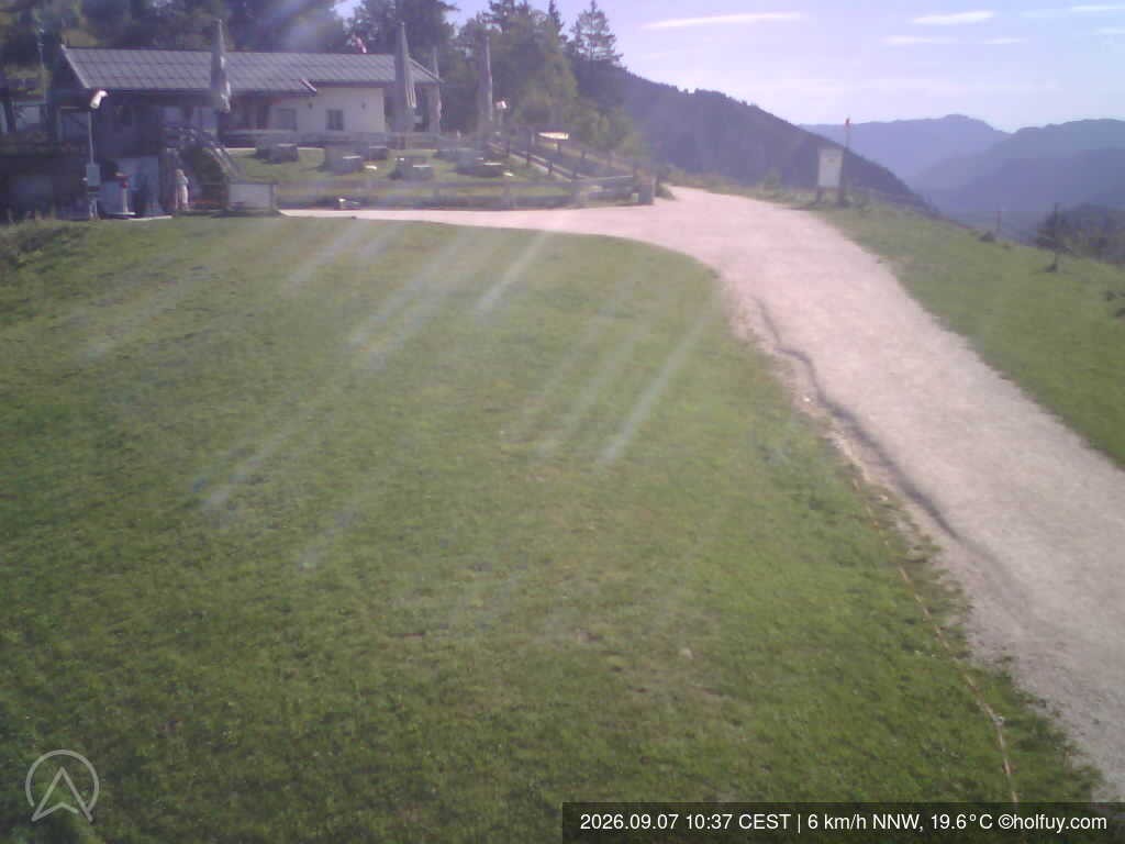 Archiv Foto Webcam Rauschberg in Ruhpolding - Startplatz Drachenflieger