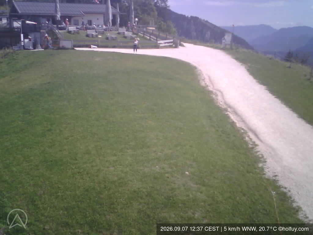 Archiv Foto Webcam Rauschberg in Ruhpolding - Startplatz Drachenflieger