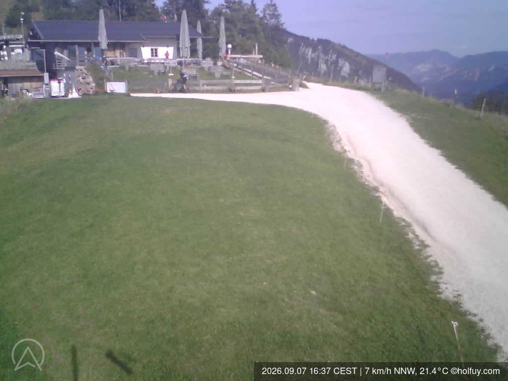 Archiv Foto Webcam Rauschberg in Ruhpolding - Startplatz Drachenflieger