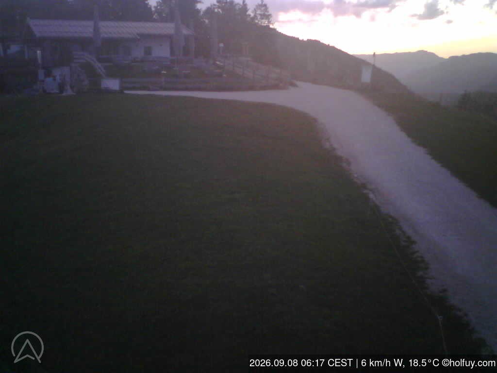 Archiv Foto Webcam Rauschberg in Ruhpolding - Startplatz Drachenflieger