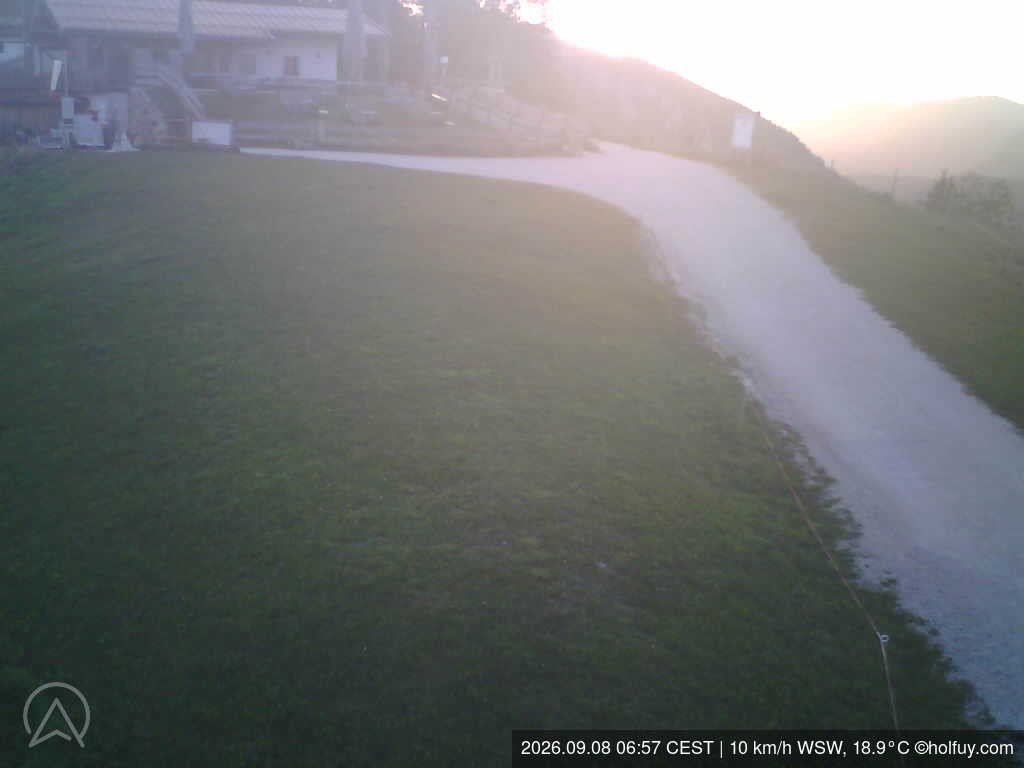 Archiv Foto Webcam Rauschberg in Ruhpolding - Startplatz Drachenflieger
