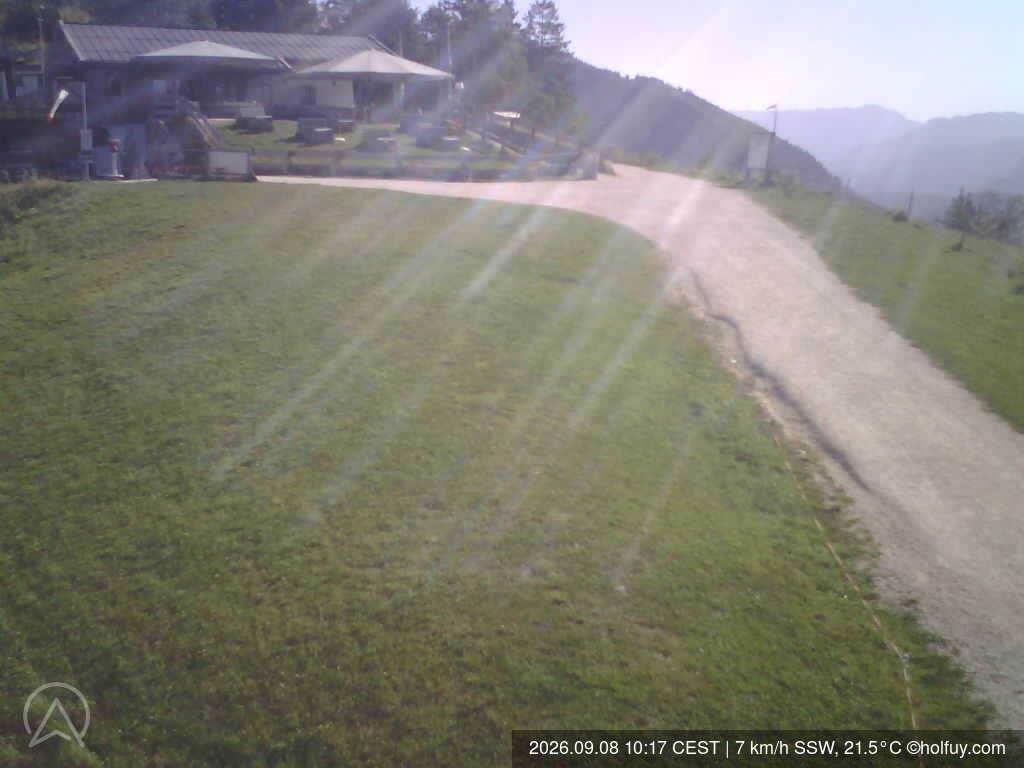Archiv Foto Webcam Rauschberg in Ruhpolding - Startplatz Drachenflieger