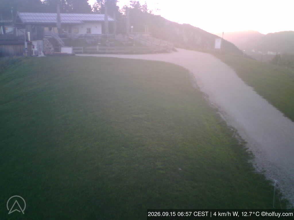 Archiv Foto Webcam Rauschberg in Ruhpolding - Startplatz Drachenflieger