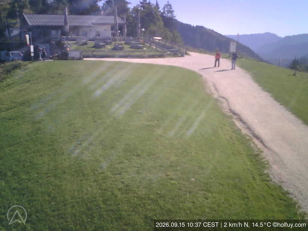 Archiv Foto Webcam Rauschberg in Ruhpolding - Startplatz Drachenflieger