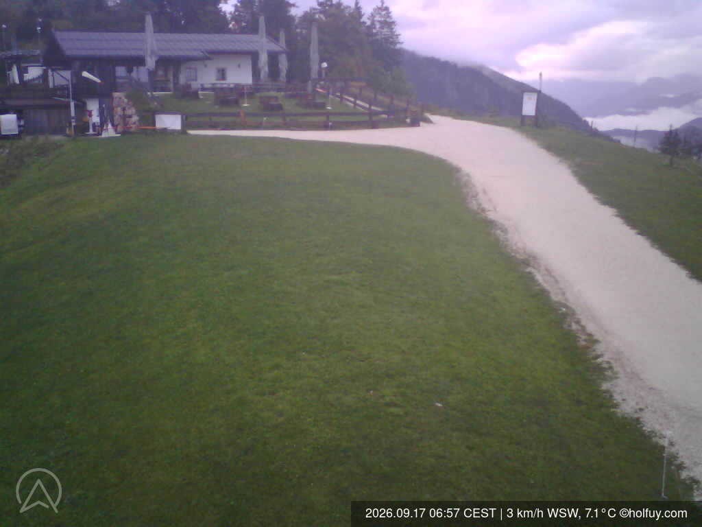 Archiv Foto Webcam Rauschberg in Ruhpolding - Startplatz Drachenflieger