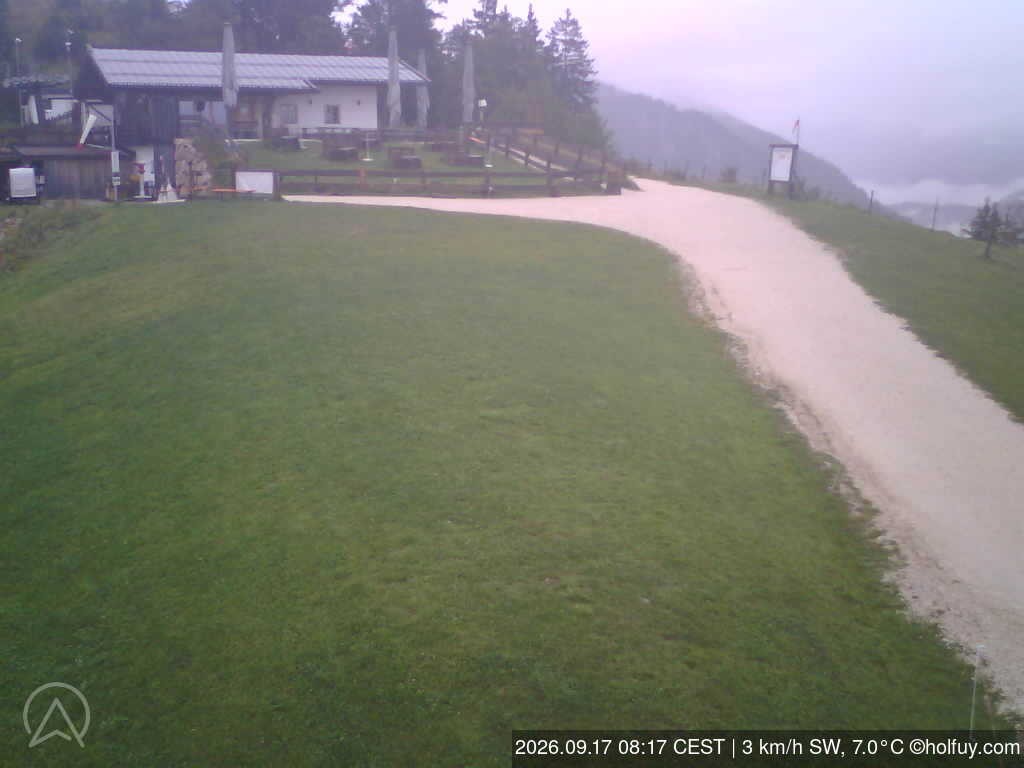 Archiv Foto Webcam Rauschberg in Ruhpolding - Startplatz Drachenflieger