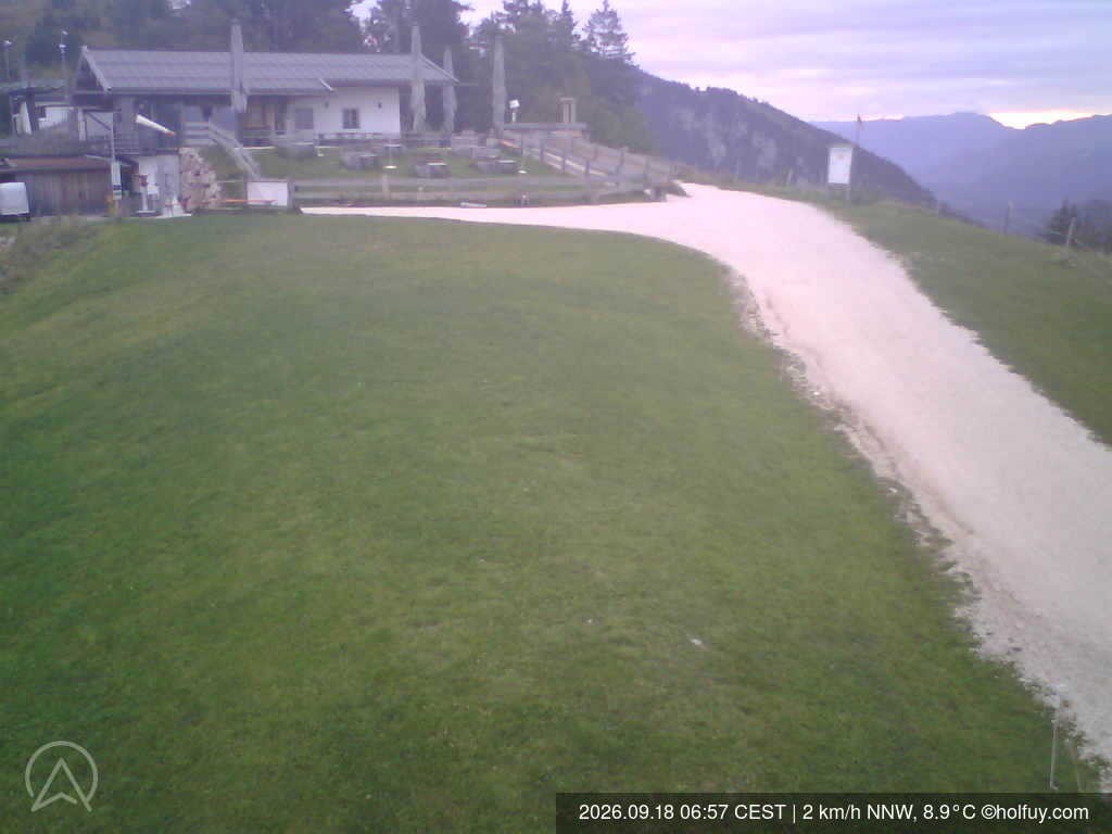 Archiv Foto Webcam Rauschberg in Ruhpolding - Startplatz Drachenflieger