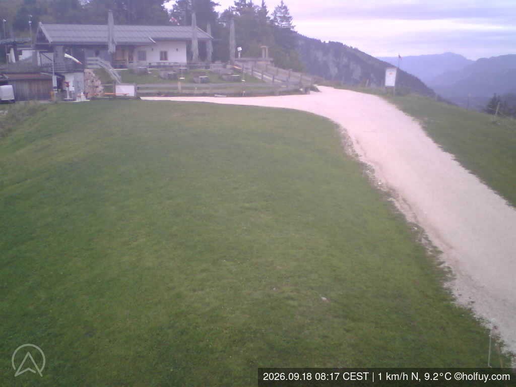 Archiv Foto Webcam Rauschberg in Ruhpolding - Startplatz Drachenflieger