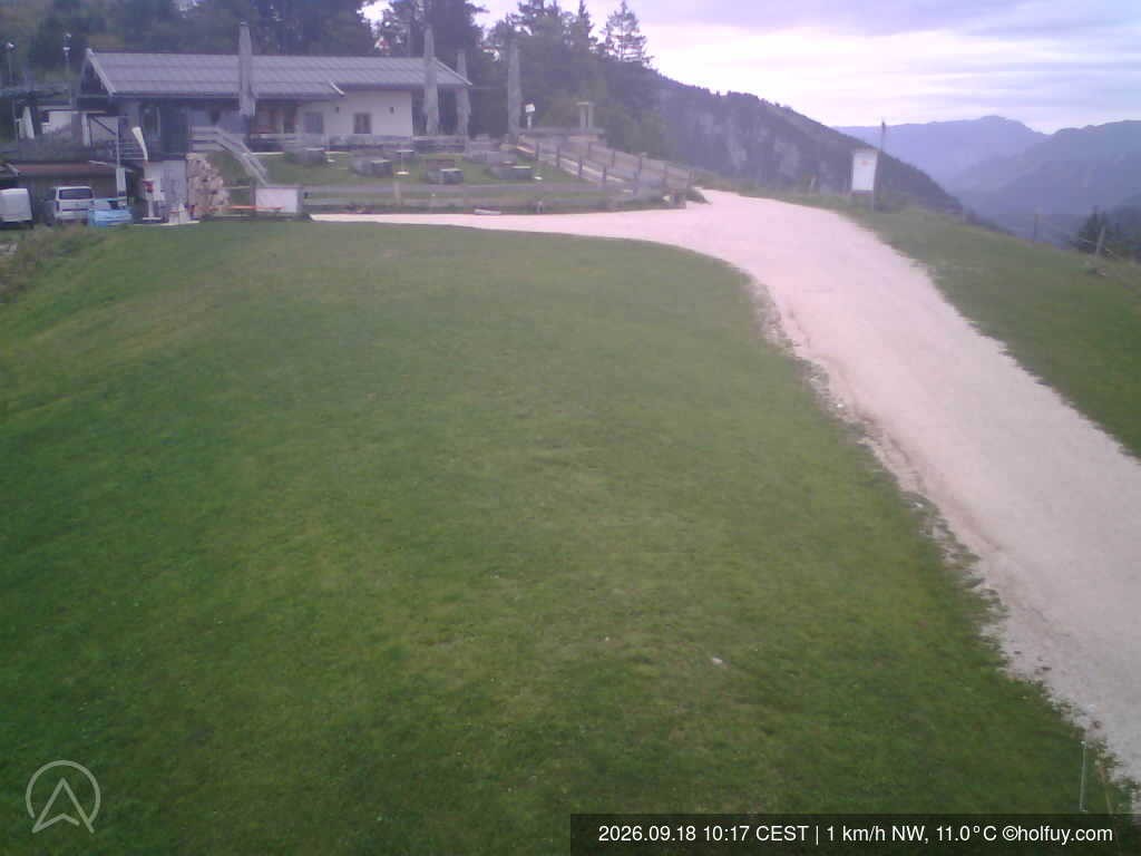 Archiv Foto Webcam Rauschberg in Ruhpolding - Startplatz Drachenflieger