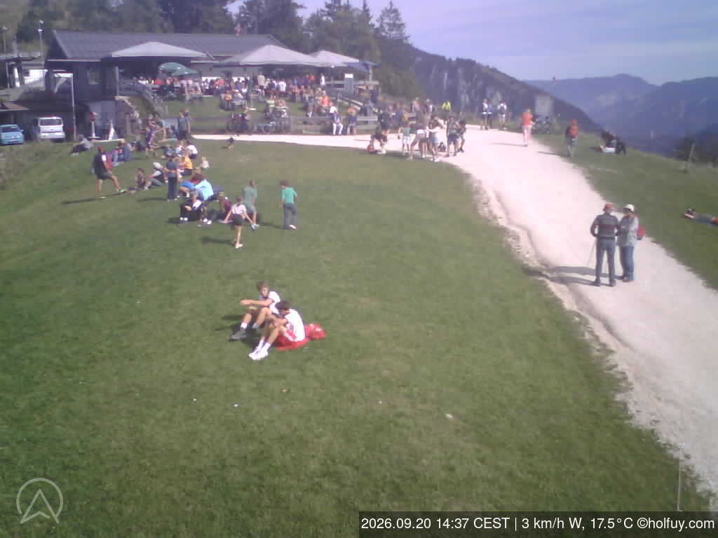 Archiv Foto Webcam Rauschberg in Ruhpolding - Startplatz Drachenflieger