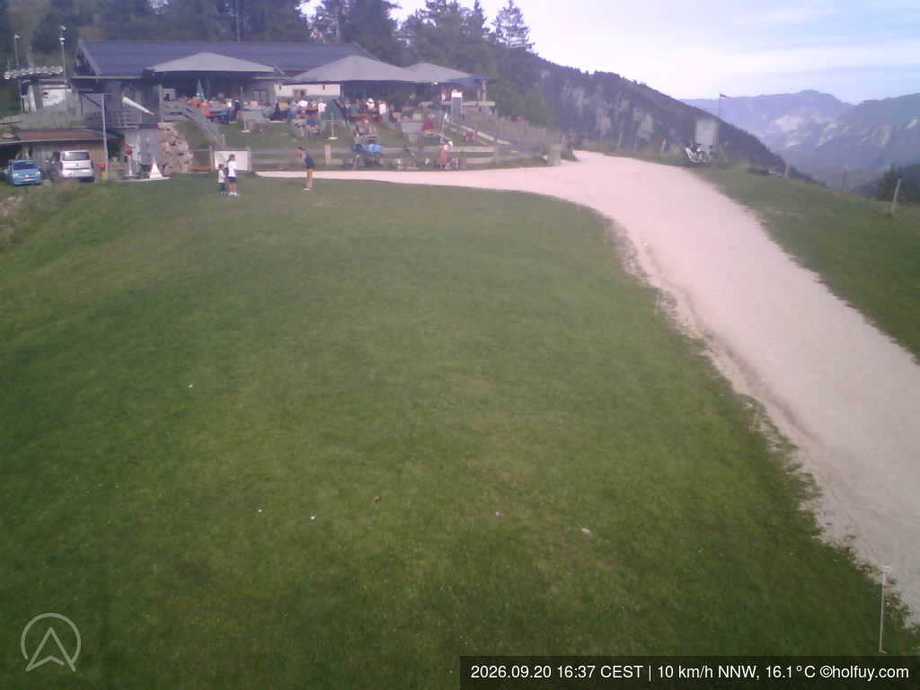 Archiv Foto Webcam Rauschberg in Ruhpolding - Startplatz Drachenflieger