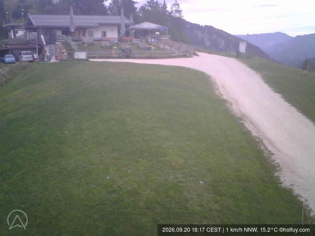 Archiv Foto Webcam Rauschberg in Ruhpolding - Startplatz Drachenflieger