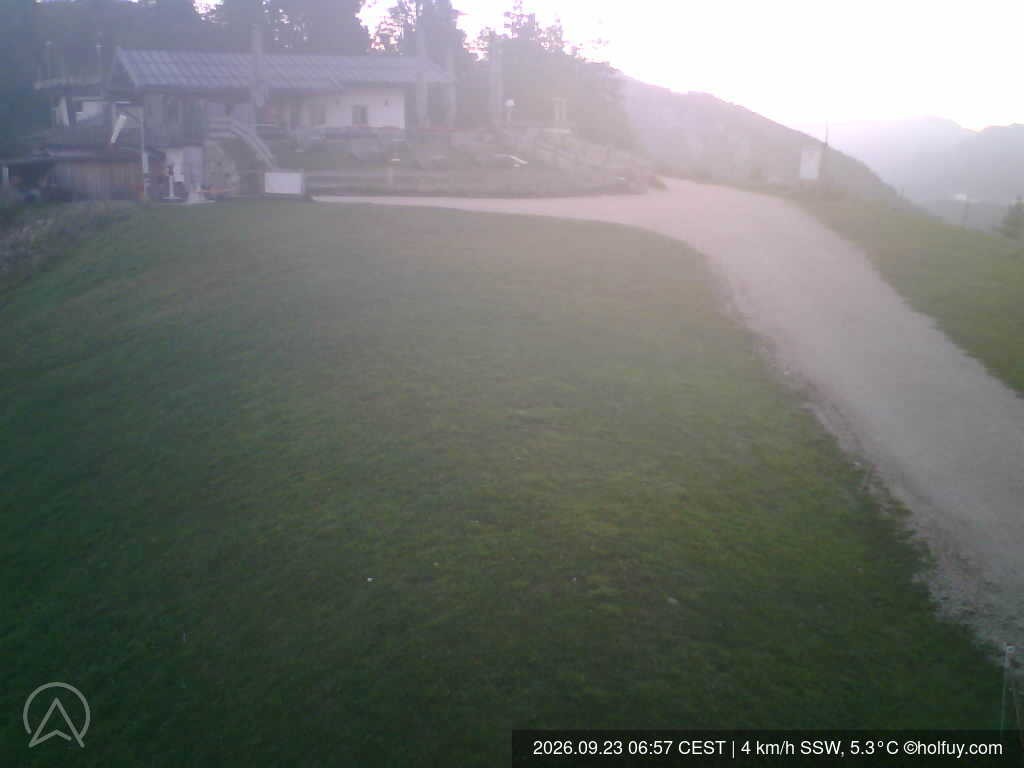 Archiv Foto Webcam Rauschberg in Ruhpolding - Startplatz Drachenflieger