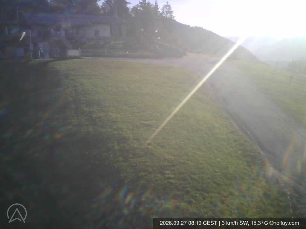 Archiv Foto Webcam Rauschberg in Ruhpolding - Startplatz Drachenflieger
