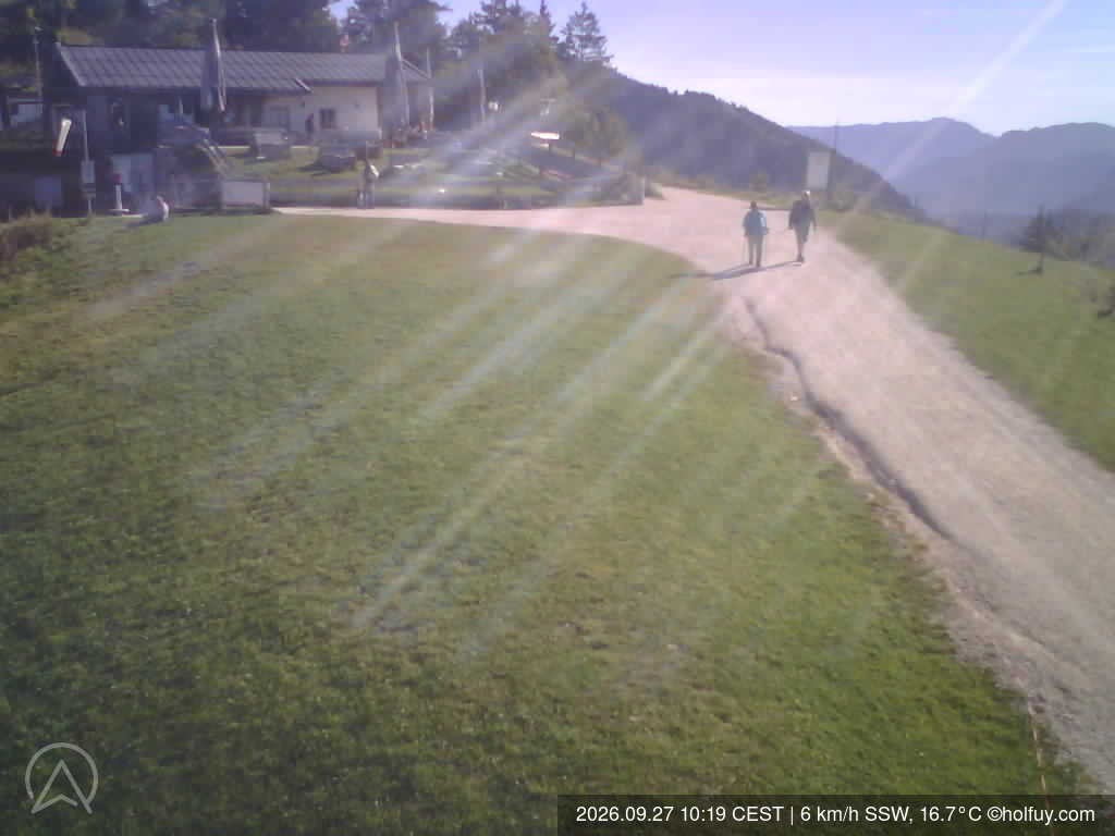Archiv Foto Webcam Rauschberg in Ruhpolding - Startplatz Drachenflieger