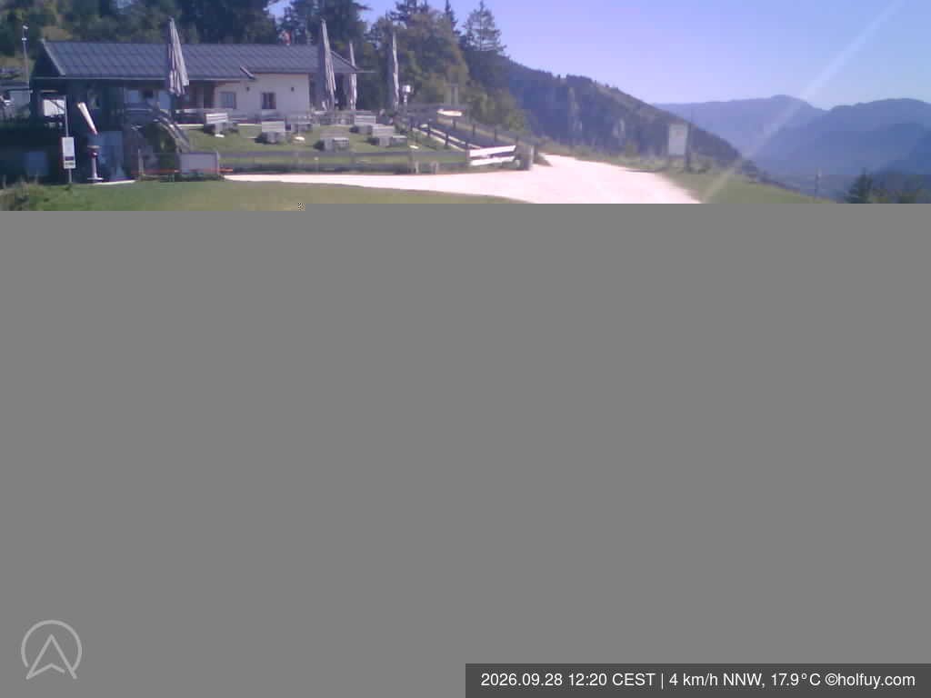Archiv Foto Webcam Rauschberg in Ruhpolding - Startplatz Drachenflieger