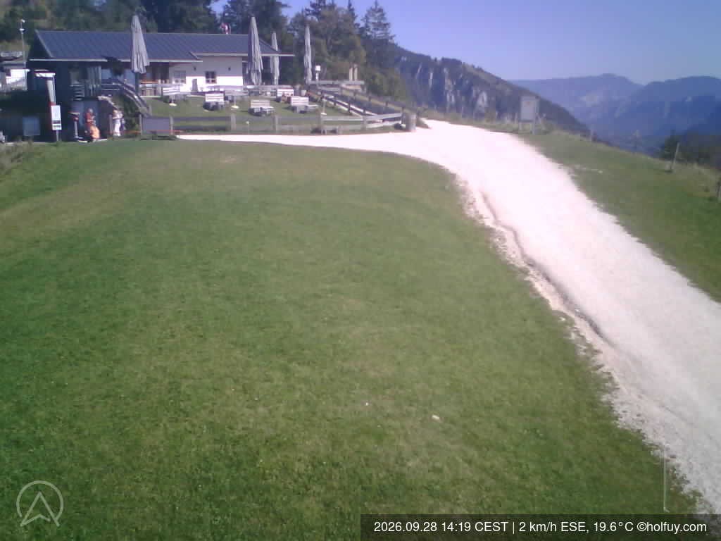 Archiv Foto Webcam Rauschberg in Ruhpolding - Startplatz Drachenflieger