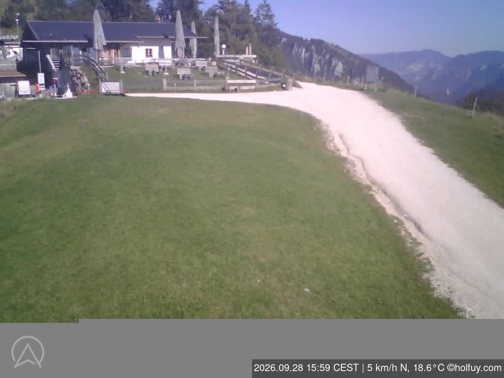 Archiv Foto Webcam Rauschberg in Ruhpolding - Startplatz Drachenflieger