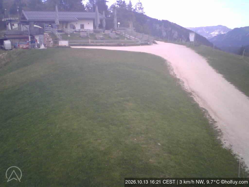 Archiv Foto Webcam Rauschberg in Ruhpolding - Startplatz Drachenflieger