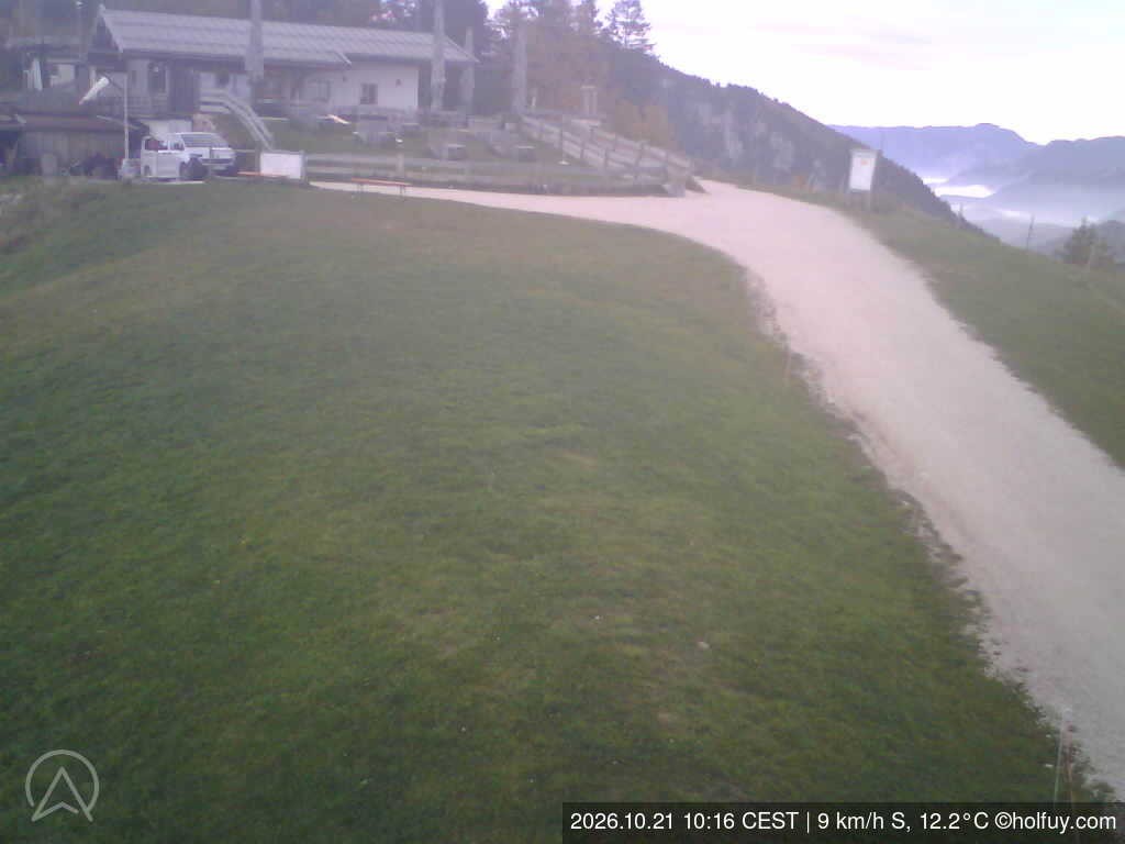 Archiv Foto Webcam Rauschberg in Ruhpolding - Startplatz Drachenflieger
