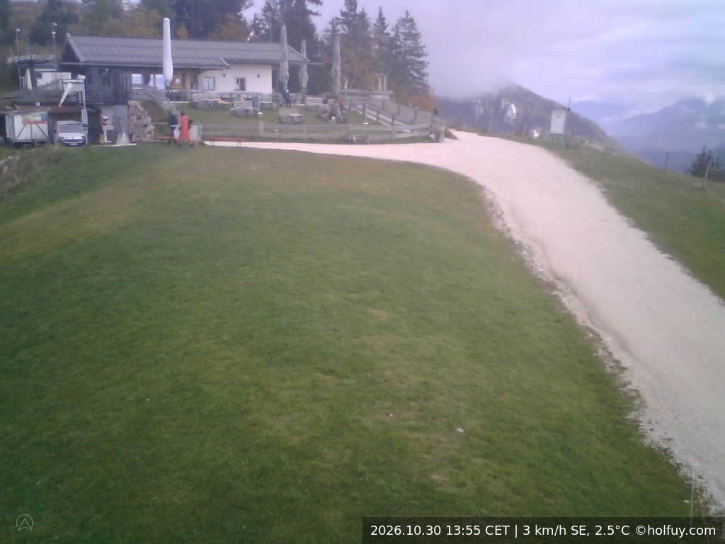 Archiv Foto Webcam Rauschberg in Ruhpolding - Startplatz Drachenflieger