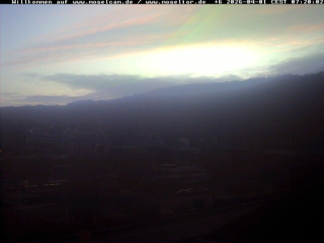 Archived image Webcam View to Traben-Trarbach