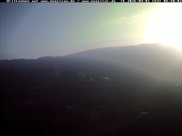 Archived image Webcam View to Traben-Trarbach