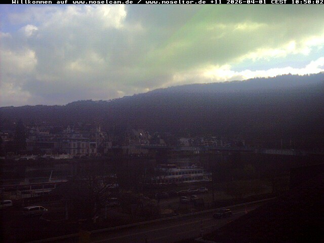 Archived image Webcam View to Traben-Trarbach