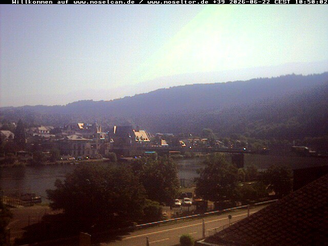 Archiv Foto Webcam Traben-Trarbach - Moseltor
