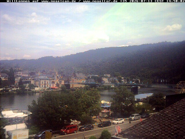 Archived image Webcam View to Traben-Trarbach