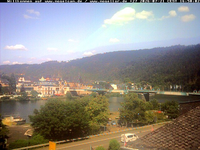 Archiv Foto Webcam Traben-Trarbach - Moseltor