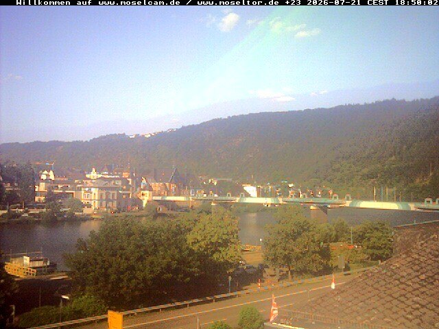 Archiv Foto Webcam Traben-Trarbach - Moseltor
