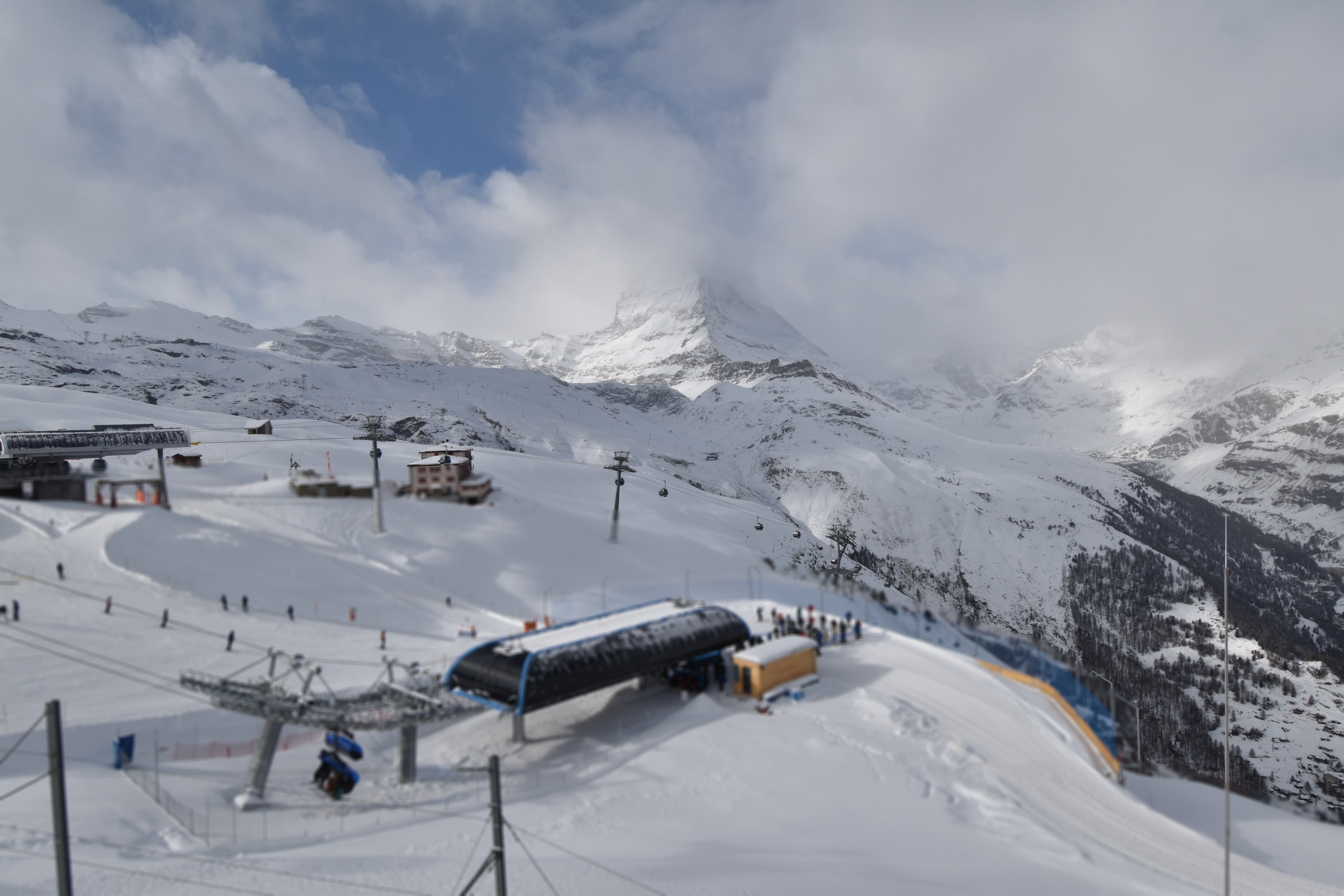 Archiv Foto Webcam Riffelberg Panorama Zermatt