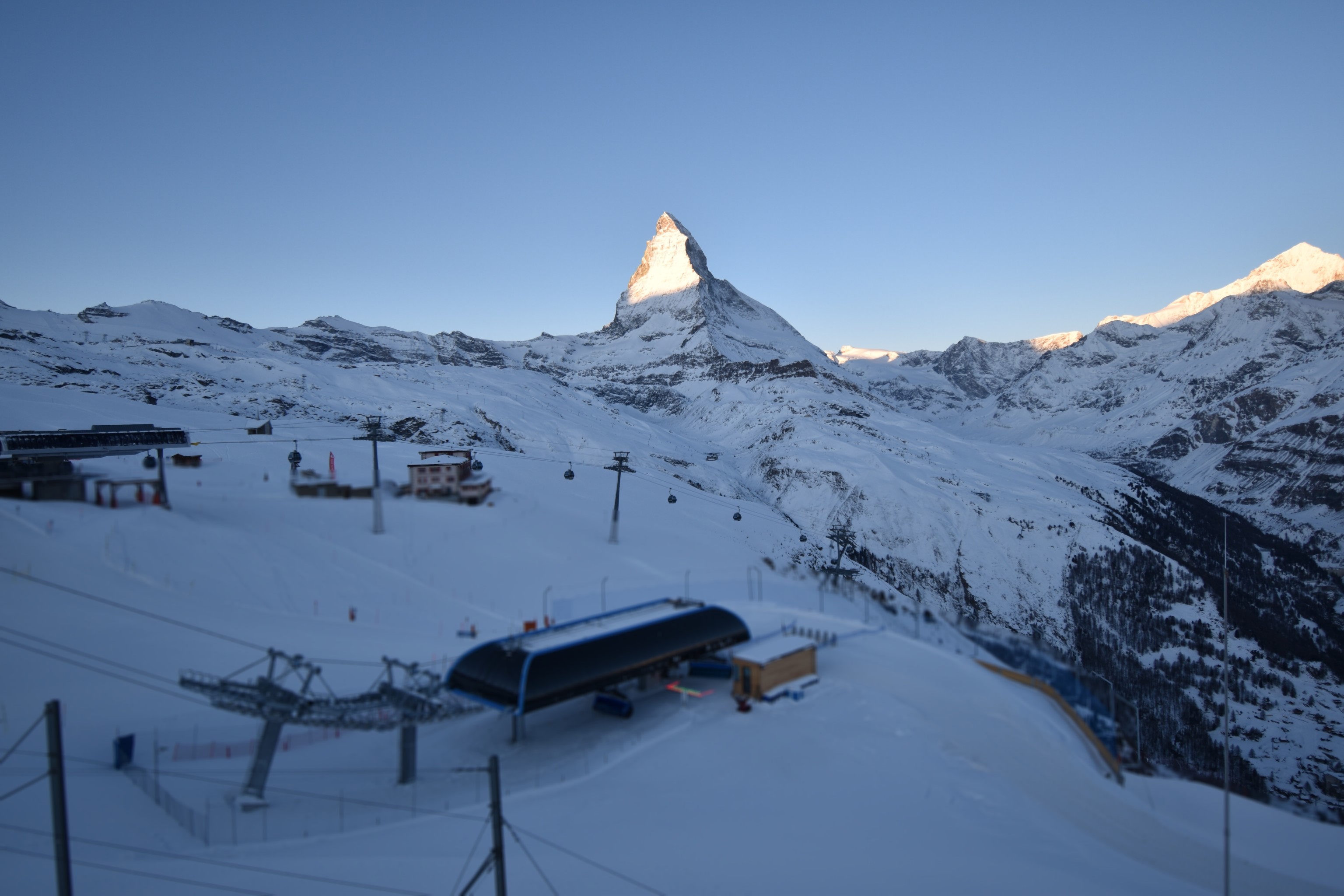 Archiv Foto Webcam Riffelberg Panorama Zermatt
