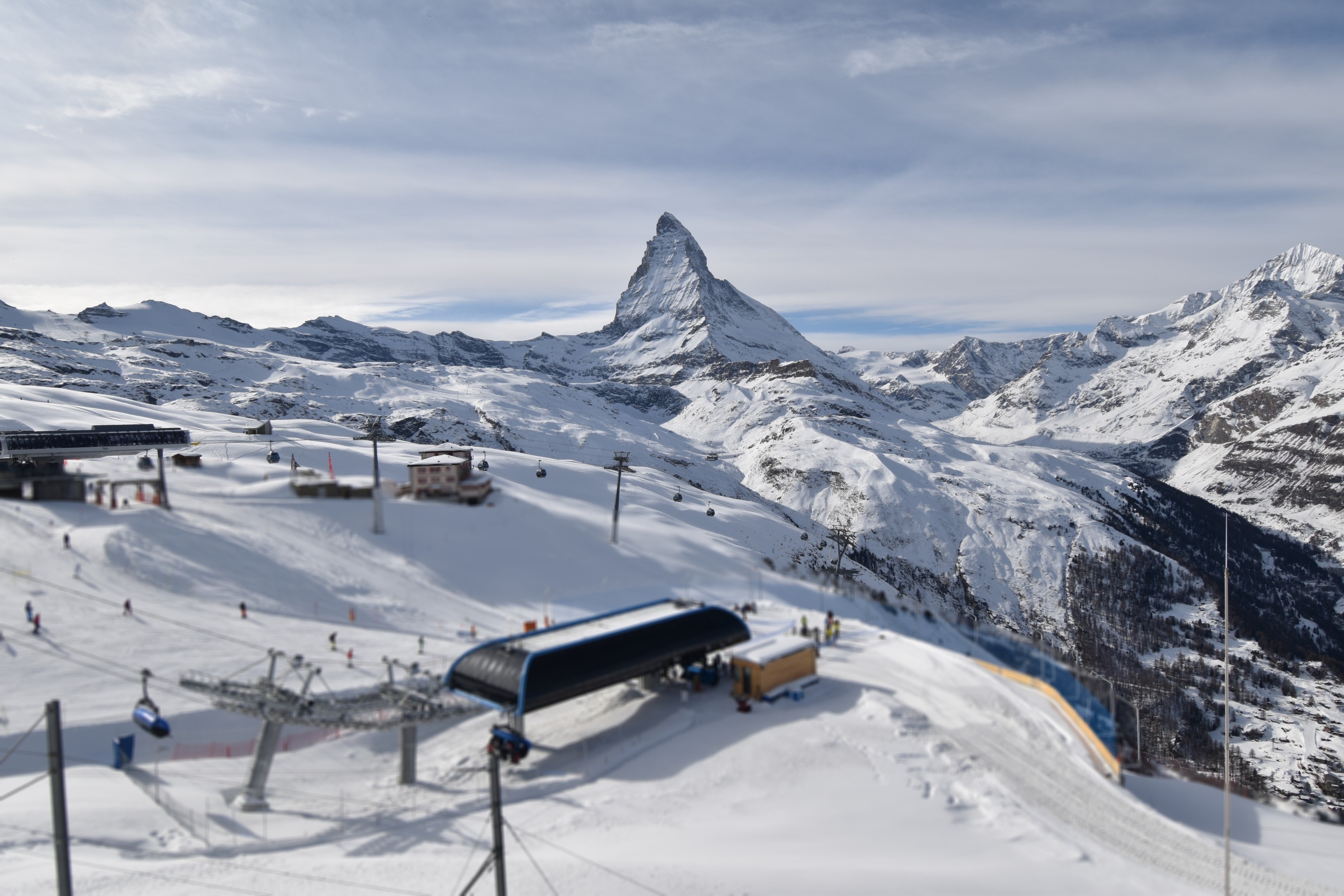 Archiv Foto Webcam Riffelberg Panorama Zermatt