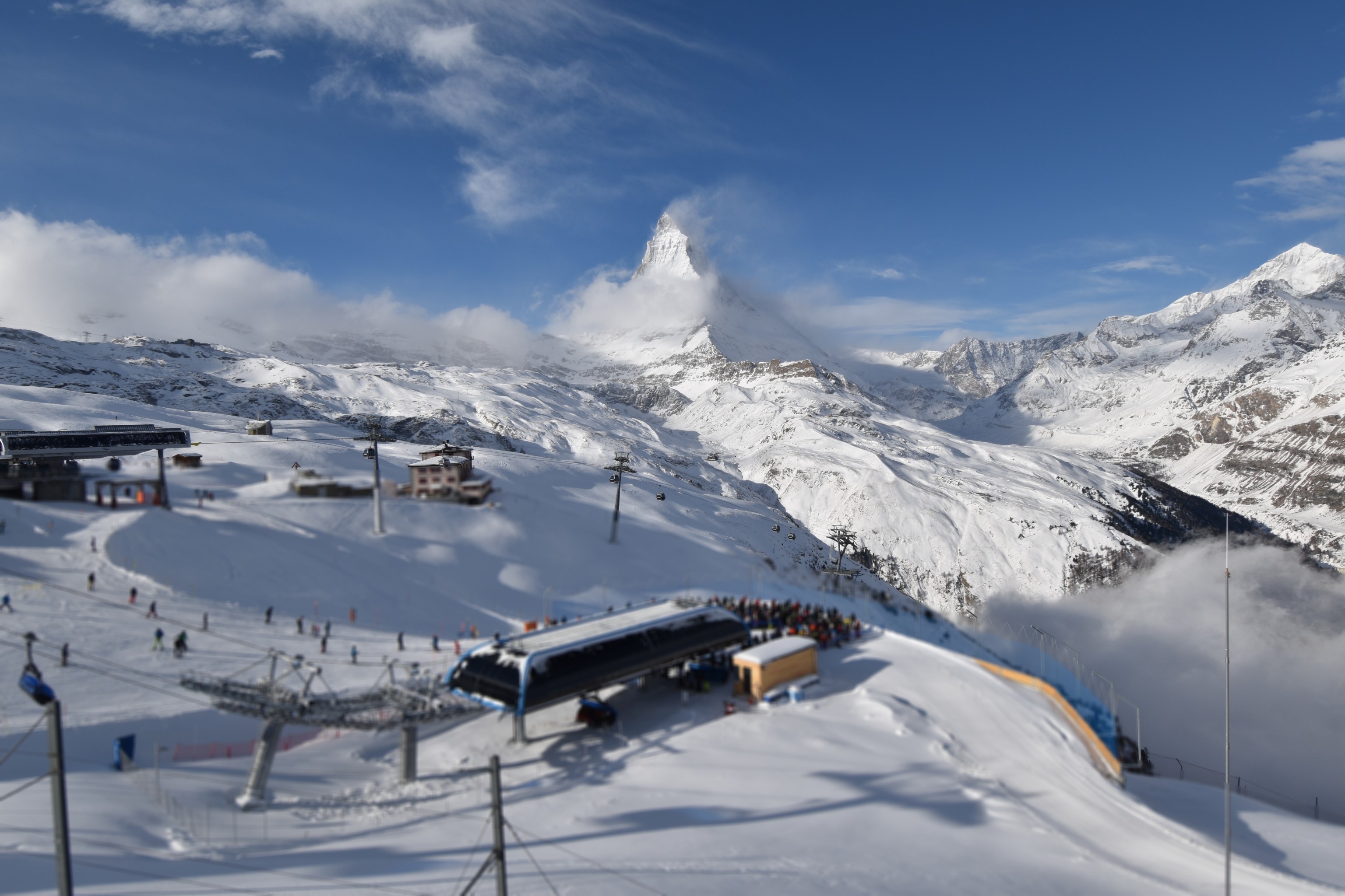 Archiv Foto Webcam Riffelberg Panorama Zermatt