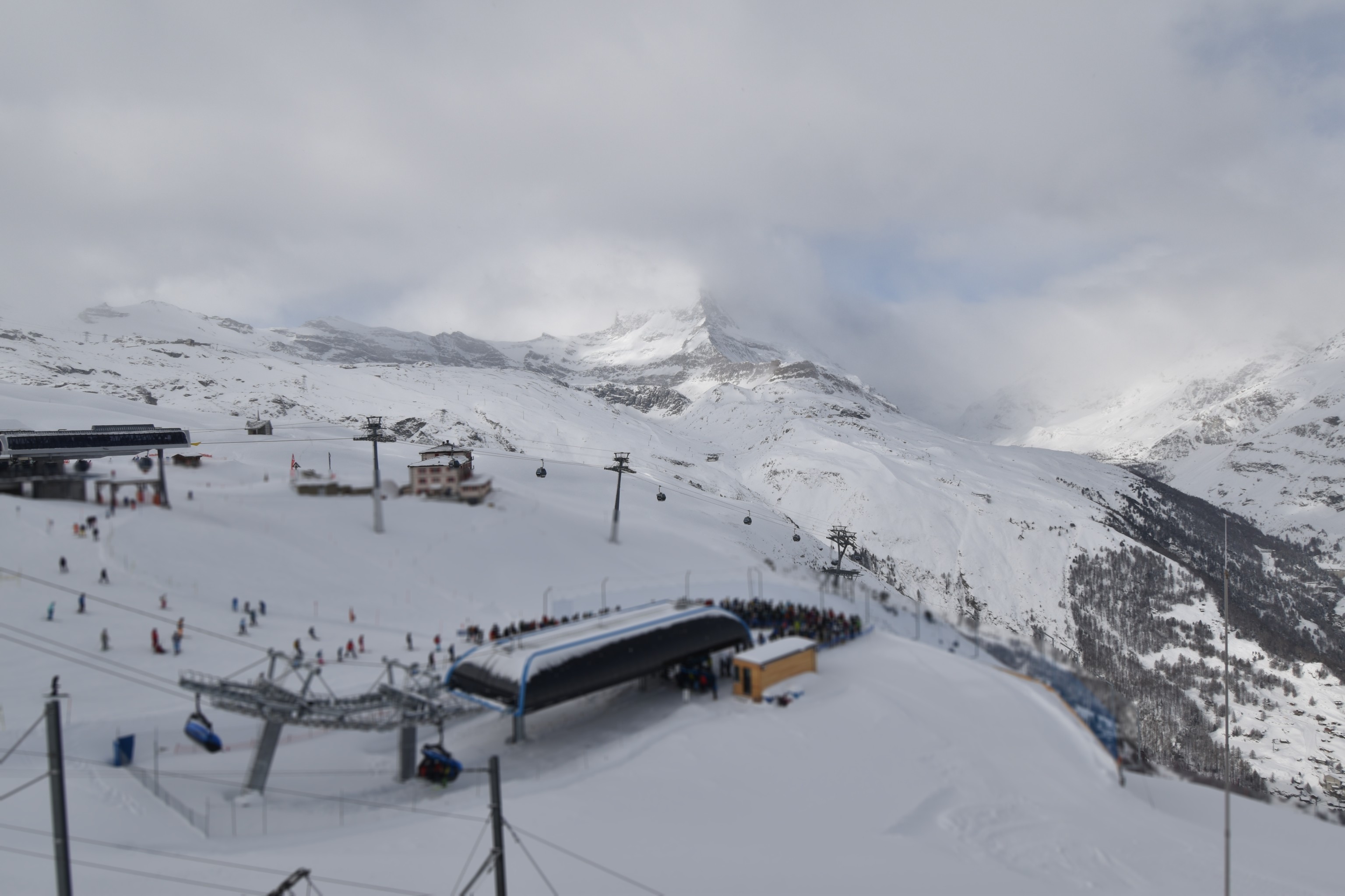 Archiv Foto Webcam Riffelberg Panorama Zermatt